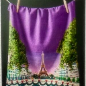 ❤️ ANTHROPOLOGIE PARIS HOLIDAY IN THE CITY DISH TOWEL NEW